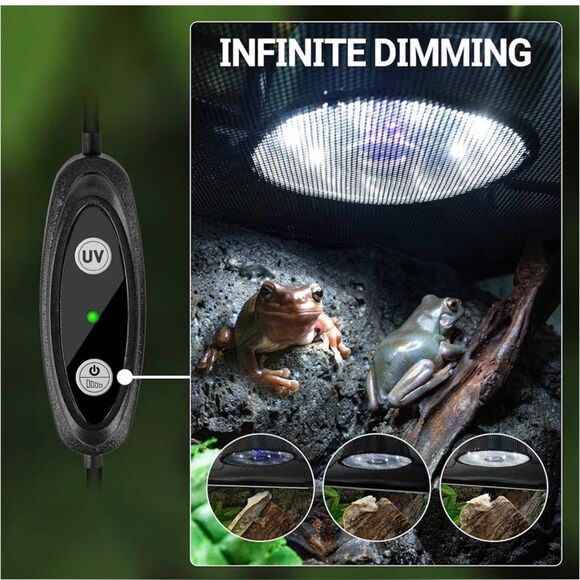 NIB REPTI ZOO UVB Reptile Light with Dimming | Reptile Habitat Lamp - Picture 3 of 7